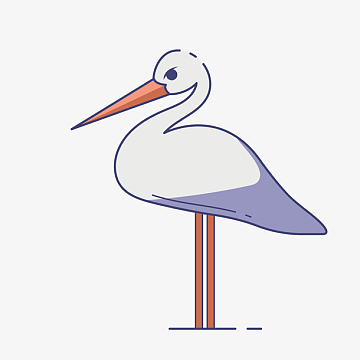 简笔绘画设计丹顶鹤