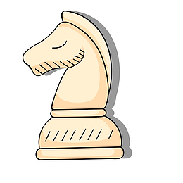 卡通国际象棋棋子设计