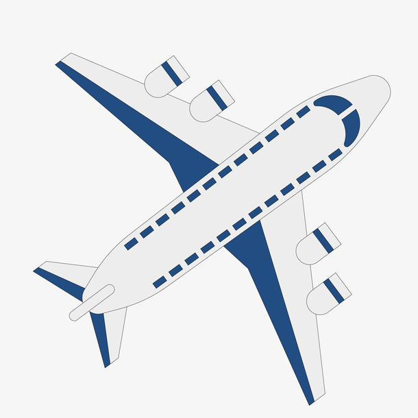 卡通扁平化飞机设计