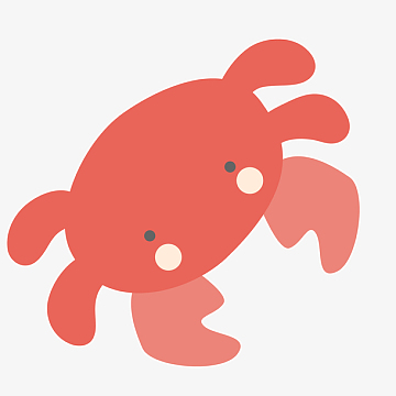 扁平化螃蟹png下载