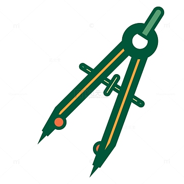 卡通圆规工具设计