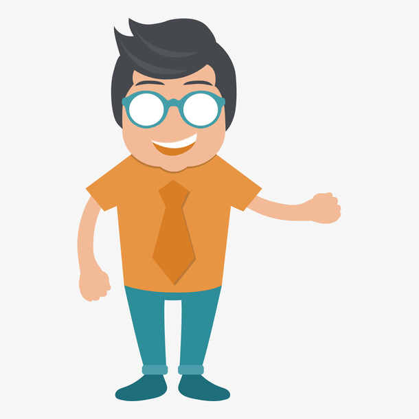 招聘卡通人物素材素材免费下载_觅元素