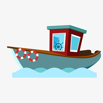 扁平化轮船素材_扁平化轮船图片元素-觅元素
