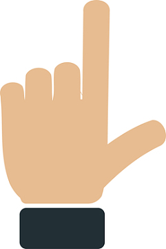 矢量伸出的手指png图