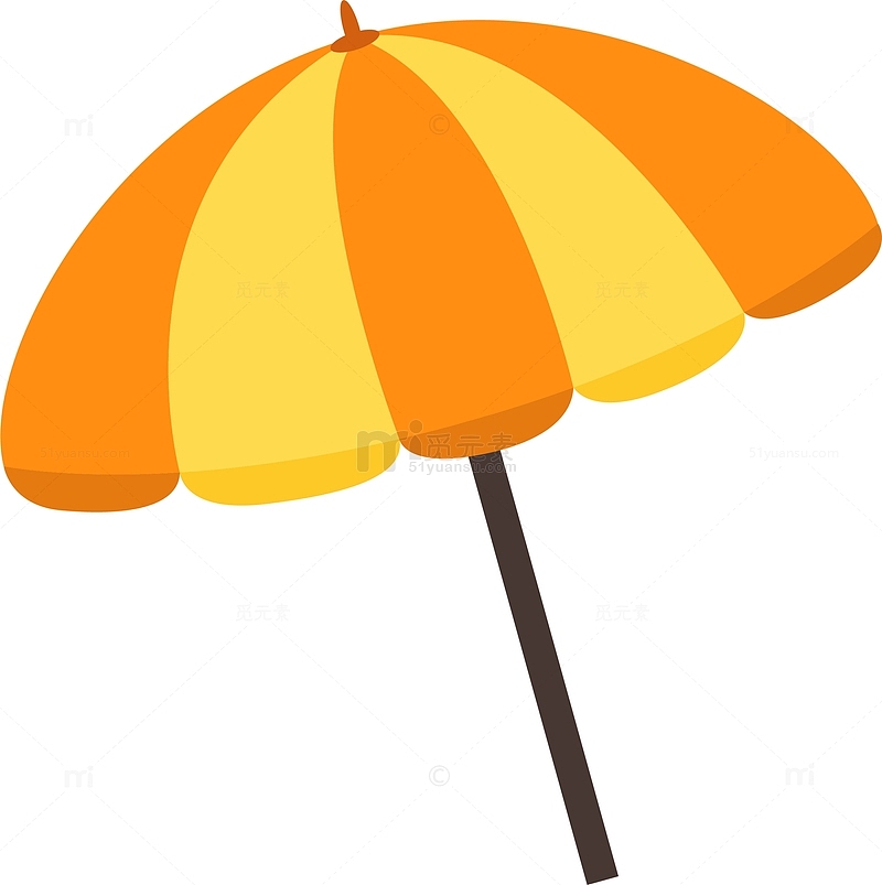黄色立体卡通遮阳伞