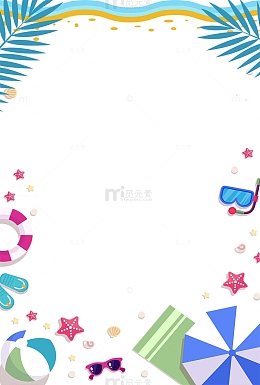 夏天沙滩海滩出游潜水镜边框