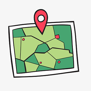 卡通地图定位设计