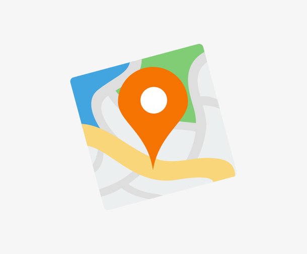 红色标简单导航图标