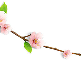 一枝桃花