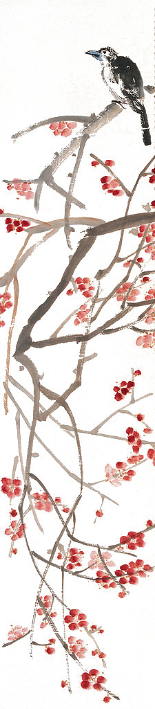 桃花小鸟