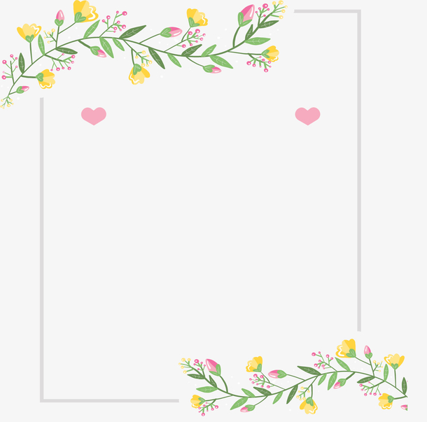 小清新花藤婚礼请帖