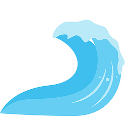 卡通海浪PNG下载