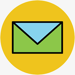 圣诞节剪影快乐 卡通信封符号