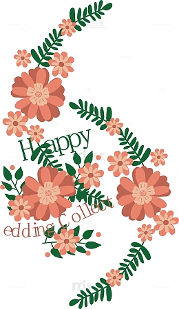 情人节欧式花纹花卉边框素材