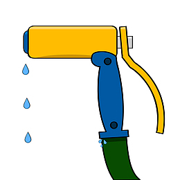 水枪喷出的水png洒落的水花免抠素材psdpng飞溅的水花喷洒的水png芒果