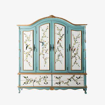 欧式衣柜设计素材(4724x4724)png手绘典雅室内场景装饰设计(2299x2451