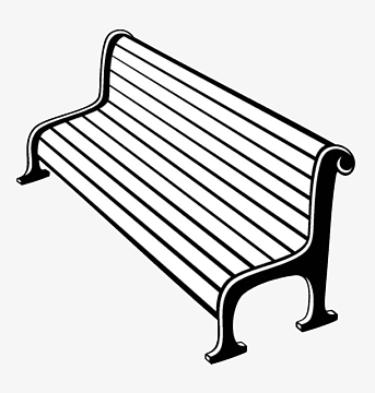 长椅(1000x669)png手绘矢量蓝色休息靠背长椅(2290x1526)png手绘金属