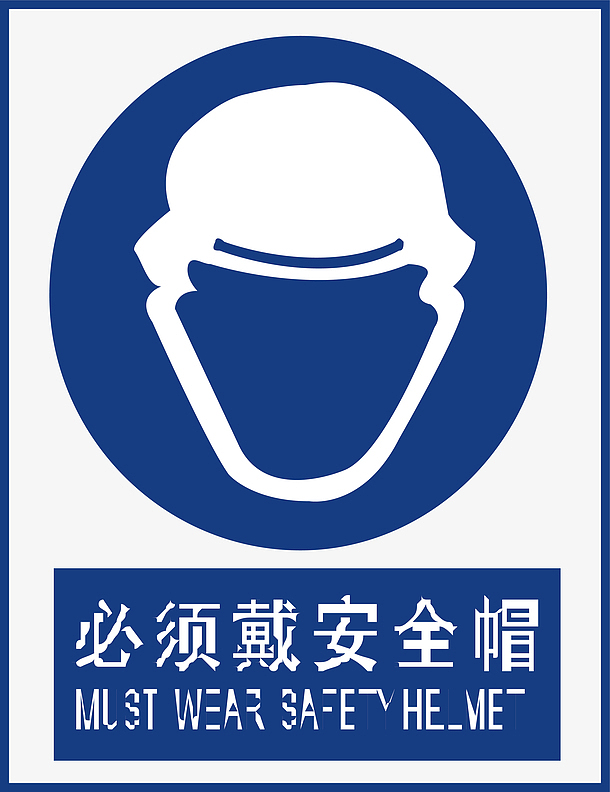 佩戴安全帽
