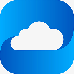 科技云服务标志矢量图