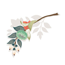 花枝装饰素材图案