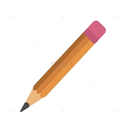 彩色铅笔卡通插画元素