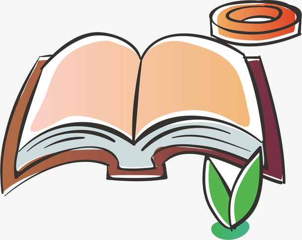 卡通的学习书本免抠素材免费下载_觅元素51yuansu.com