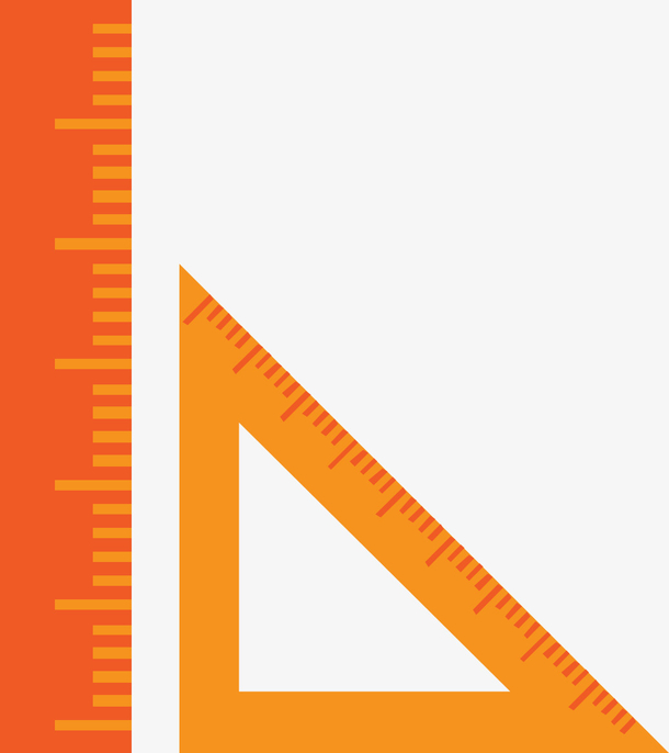 关键词 : 量尺,直尺,卡通手绘,装饰图,文具,办公用品,学习用品,橘黄色