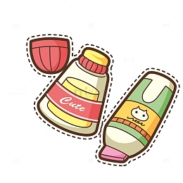 彩色学习用品幼儿卡通学生学习工