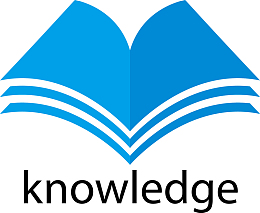 蓝色矢量课本logo图