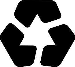 黑色循环使用图标