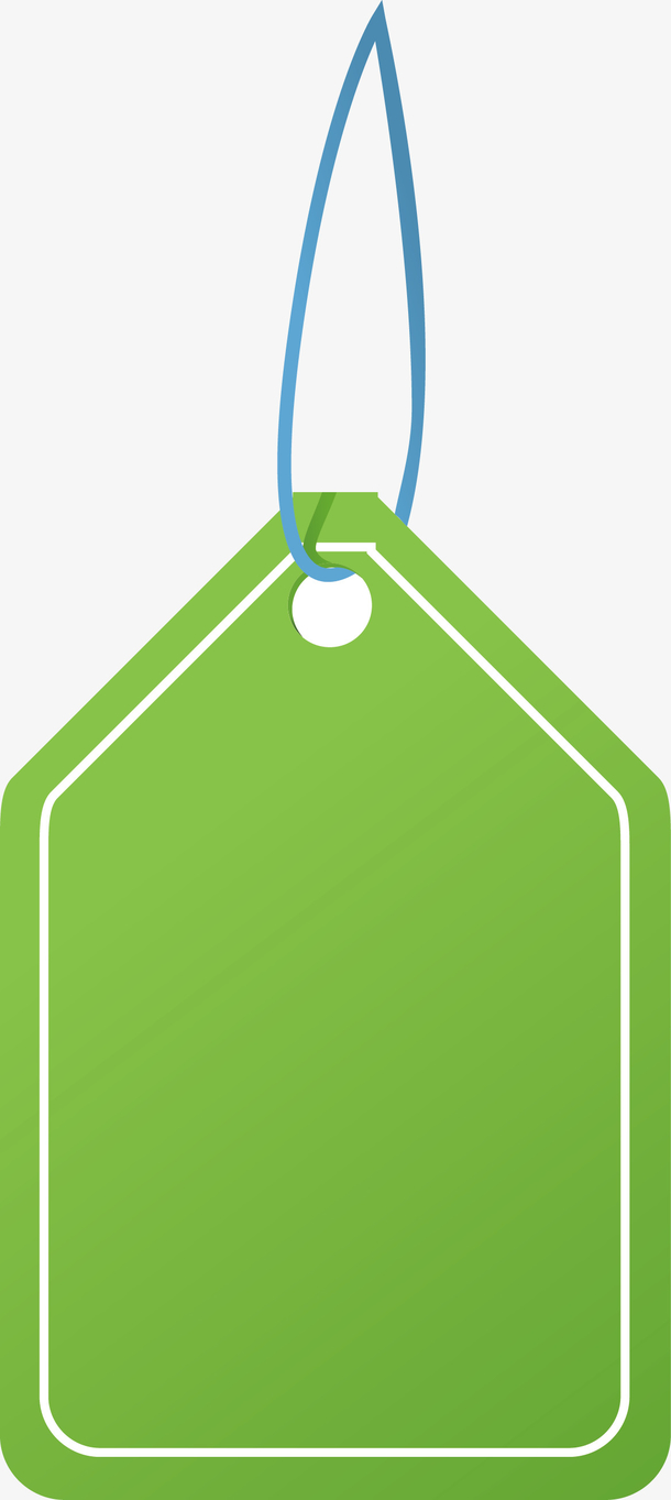 手绘环保绿色卡片