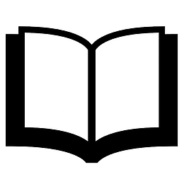 黑白翻开的书页