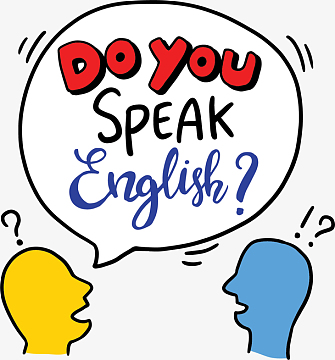 卡通小人你说英语吗