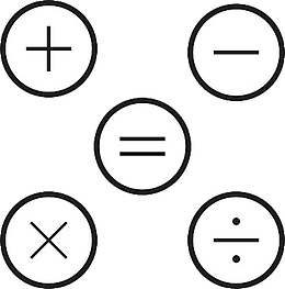 数学符号加减乘除
