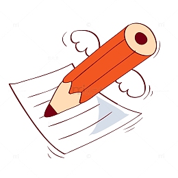 学习用具铅笔本子PNG下载