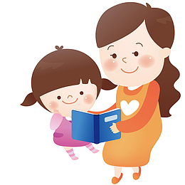教孩子学习的妈妈