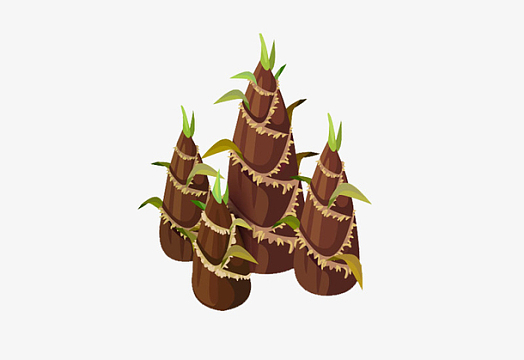 美味竹笋食物素材