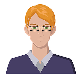 卡通男士人物头像