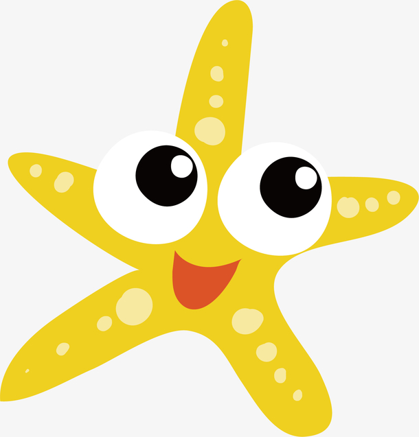 矢量图大眼睛的派大星