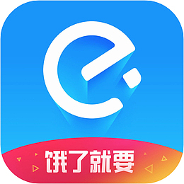 手机饿了么美食佳饮app图标