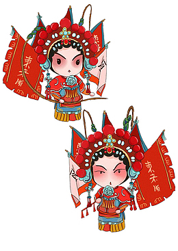 戏台唱穆桂英挂帅