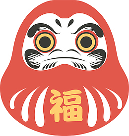 红色日本传统图案