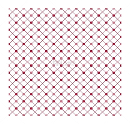 红色田字格花纹