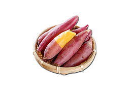 手绘红薯食物免抠图
