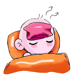 小孩感冒儿童生病吃药打针发烧咳