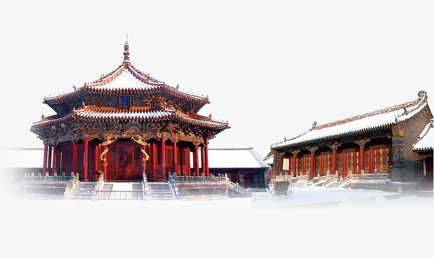 古建筑免抠素材免费下载_觅元素51yuansu.com