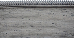 中国风深灰色古代围墙