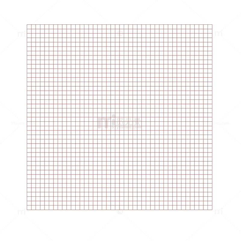 矢量红色方形网格线条