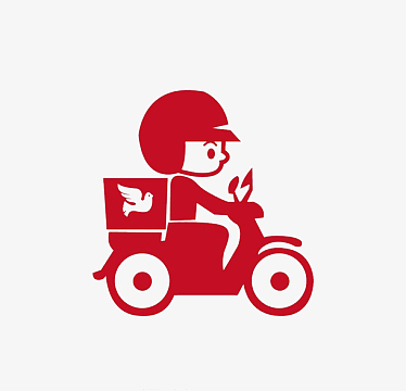 创意红色外卖小人图标png运动小人图案卡通图片 做瑜伽的png温馨提示
