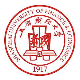 红色简约上海财经大学logo